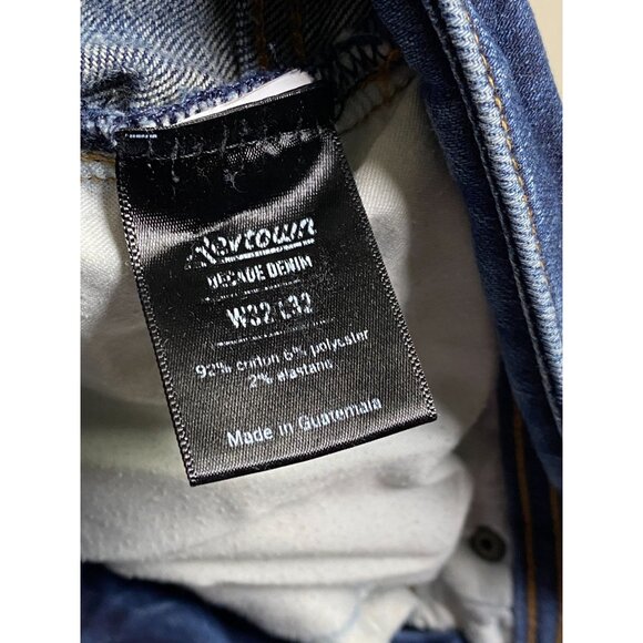 Revtown Mens Decade Denim taper Blue Jeans Size 32x32 Denim Stretch Casual - Picture 5 of 16